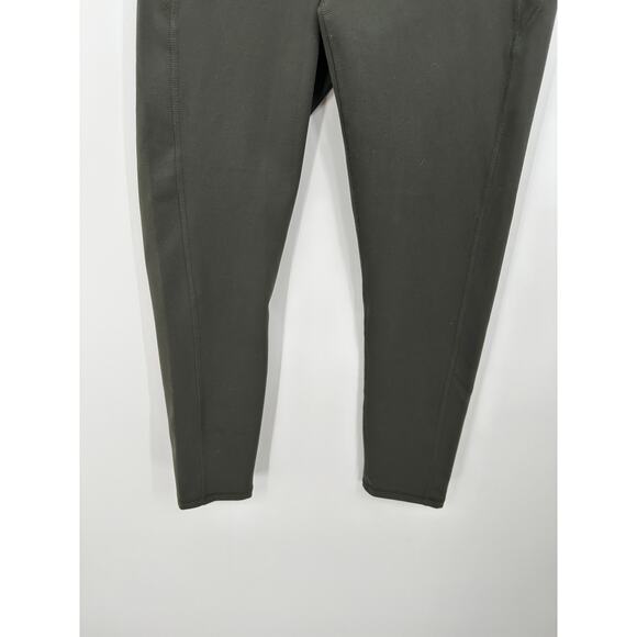 Under Armour Forest Green Fitted High Rise Ankle Leggings Womens Size Small - Picture 3 of 7